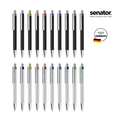 Promotional Senator Polar Metal Push ball pen