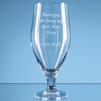 Custom Printed 0.62ltr Stelara Beer Glass