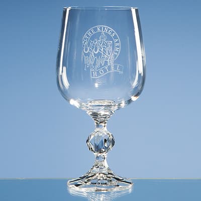 Custom Printed 340ml Claudia Crystalite Large Goblet