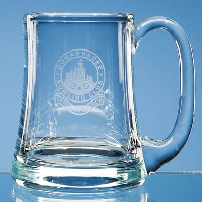 Custom Printed 0.565ltr Handmade Aleman Tankard