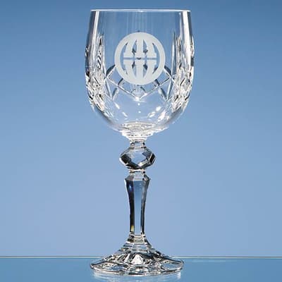 Custom Printed 220ml Flamenco Crystalite Panel Goblet