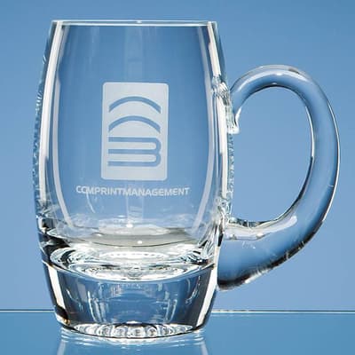 Custom Printed 0.425ltr Handmade Plain Barrel Tankard