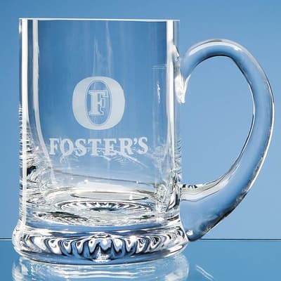 Custom Printed 0.45ltr Handmade Star Base Tankard