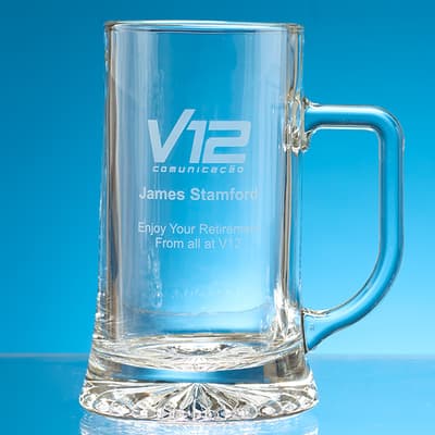 Custom Printed 0.51ltr Large Stern Tankard