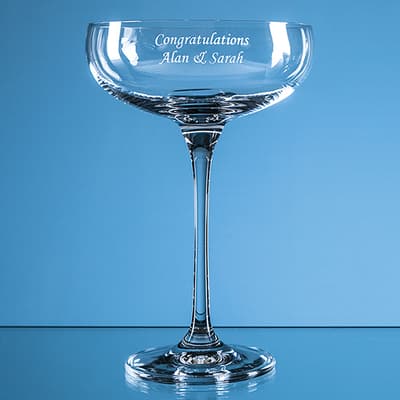 Custom Printed 240ml Infinity Champagne Saucer