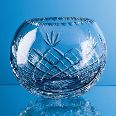 Branded 14.5cm Lead Crystal Panelled Round Bowl