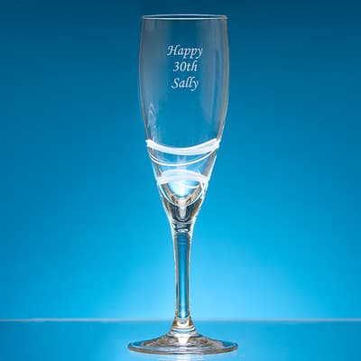 Custom Printed 180ml Verona Crystalite Champagne Flute