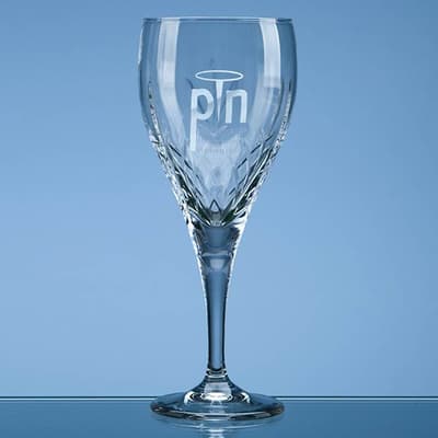 Custom Printed 280ml Mayfair Crystalite Panel Goblet
