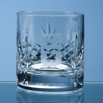 Custom Printed 310ml Mayfair Crystalite Panel Whisky Tumbler