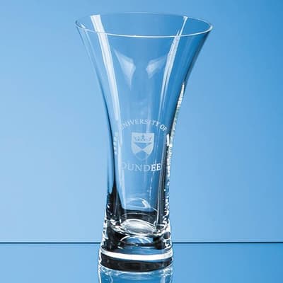Promotional 18cm Neptune Plain Trumpet Vase