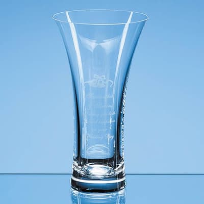 Promotional 21.5cm Neptune Plain Trumpet Vase