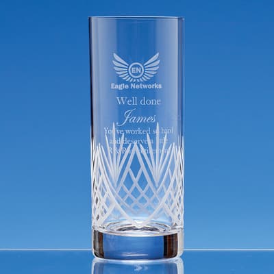 Custom Printed 380ml Panel High Ball Tumbler with Frost Cutting