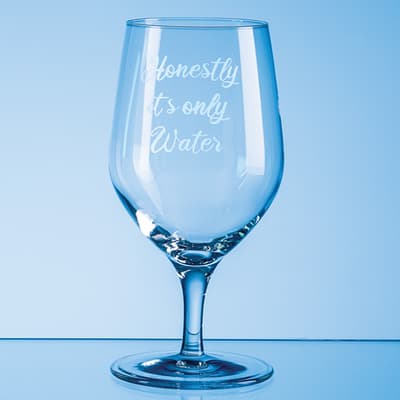Promotional 450ml Vinfinity Mineral Water Glass