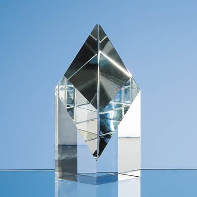 Promotional 10cm Optical Crystal Sloping Diamond