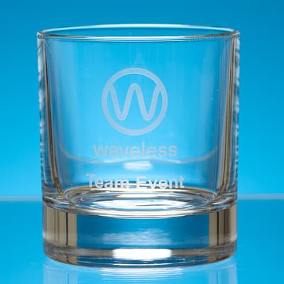 Custom Printed 290ml Bar Line Old Fashioned Whisky Tumbler