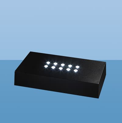 Branded Luminary Base 110 x 60 x 20 with white lights