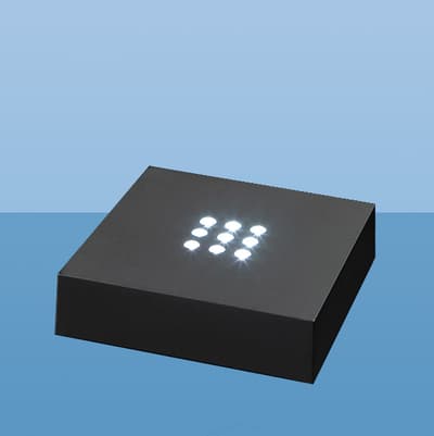 Branded Luminary Base 76x 76 x 20 with white light