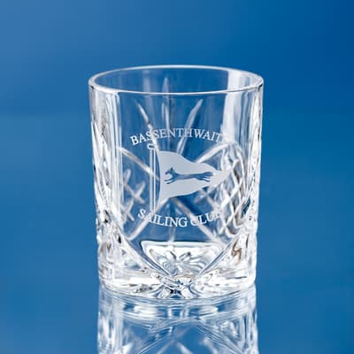 Custom Printed 320ml Woodstock Panel Whisky Tumbler
