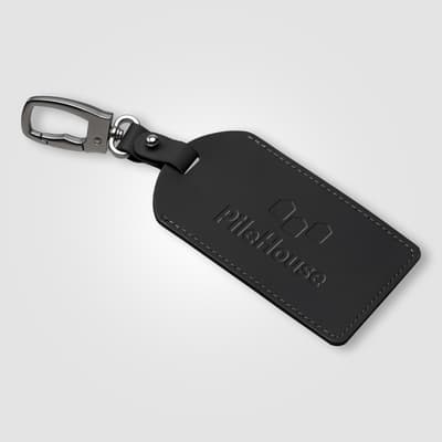 Branded Malmö Recycled Metal Carabiner Luggage Tag - 6.5 x 17.5 cm