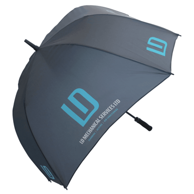 Branded Fibrestorm Auto Square Golf Umbrella