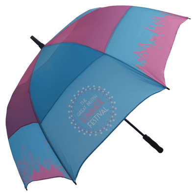 Branded Fibrestorm Auto Vented Golf Umbrella