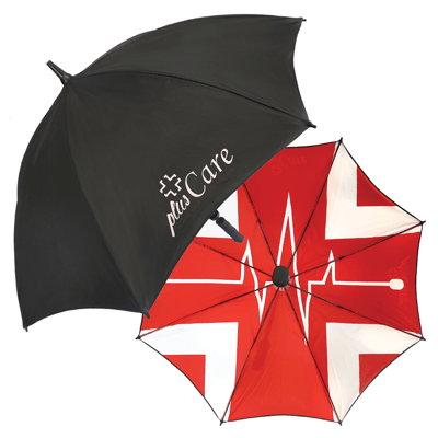 Branded Spectrum Sport Medium Double Canopy Golf Umbrella