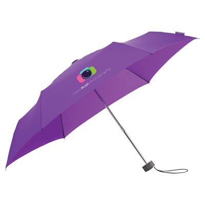 Branded MiniFlat Telescopic Golf Umbrella