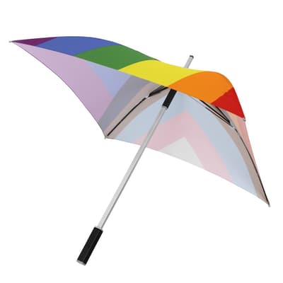 Branded Falcone Rainbow Square Golf Umbrella
