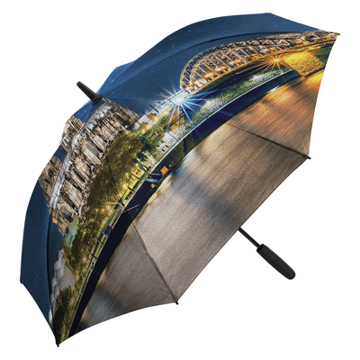 Branded FARE AllOver Xpress Skylight AC midsize Golf Umbrella