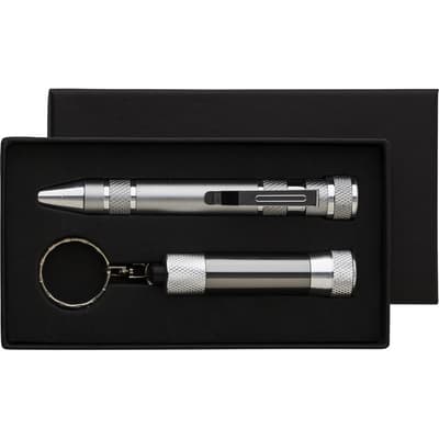 The Frazer - Pen shaped screwdriver set and torch