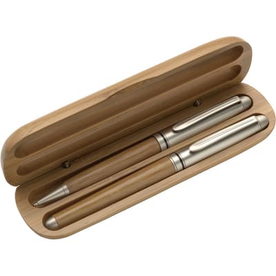 The Addie - Bamboo ballpen and rollerpen