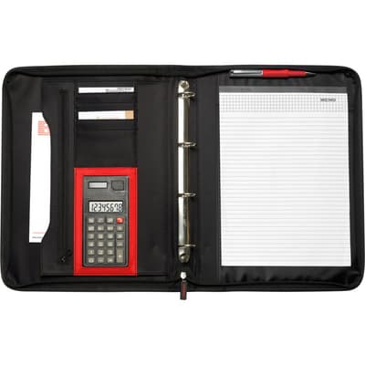 The Lianna - Zipped nylon portfolio