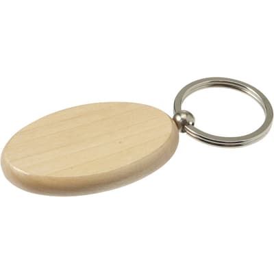 The Katherine - Oval wooden keyring