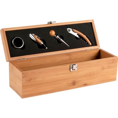 The Gareth - Bamboo wine giftset (4pc)