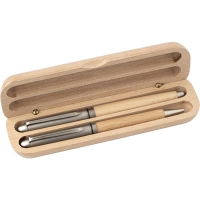 The Oliviero - Beech wood writing set