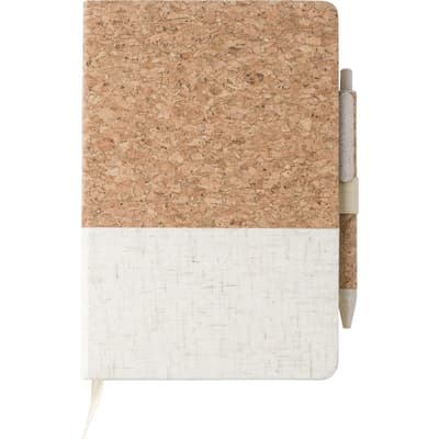 The Kenzo - Cork and linen notebook (approx. A5)