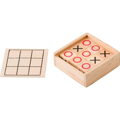 The Alessio - Wooden Tic Tac Toe game