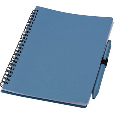 The Massimo - Wheat straw notebook with pen (approx. A5)