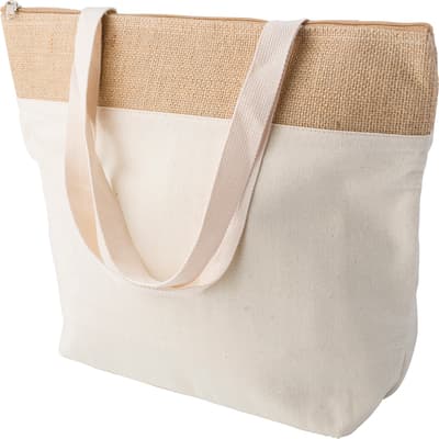 The Rande - Jute shopper cool bag. (220gsm/6.49oz)