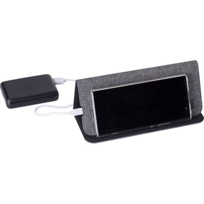 The Selene - RPET wireless charger mouse mat/phone stand