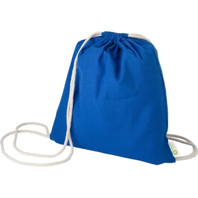 The Joy - Recycled cotton drawstring bag. (120gsm/3.54oz)