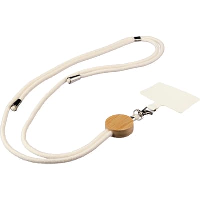 The Lucia - Cotton phone lanyard