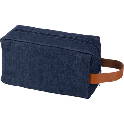 The Marianne - Denim cosmetic bag