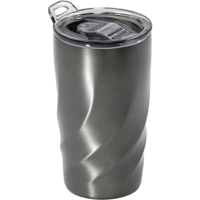 The Vortex Calix - BrandCharger recycled steel travel mug (400ml)
