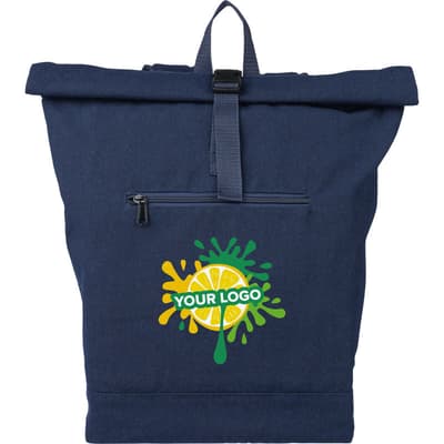 The Thaddeus - Recycled rolltop backpack (330gsm/9.73oz)