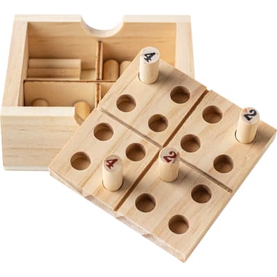 The Kenza - Mini wooden Sudoku set