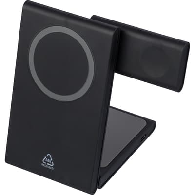 The Valerio - Recycled 3-in-1 magnetic wireless charger