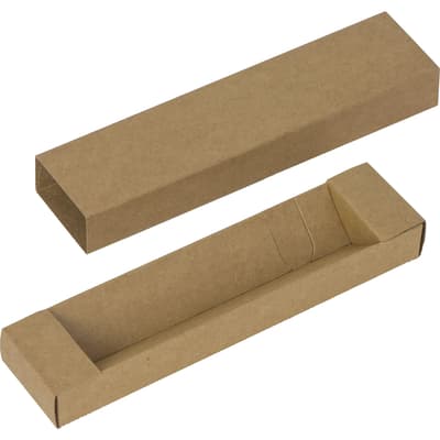 Kraft paper pen box