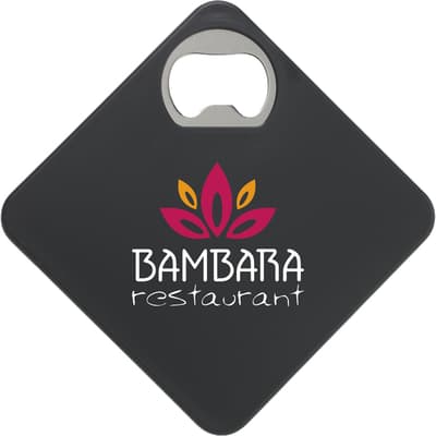 Coaster & bottle opener