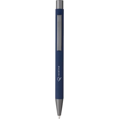 Soft touch recycled aluminium ballpen
